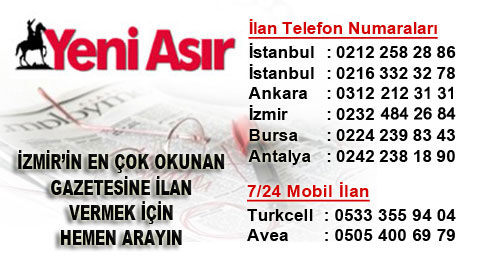 izmir yeni asır ilan